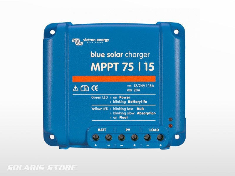 Régulateur VICTRON BlueSolar MPPT 75/15 (75V) (15A - 12 / 24V)